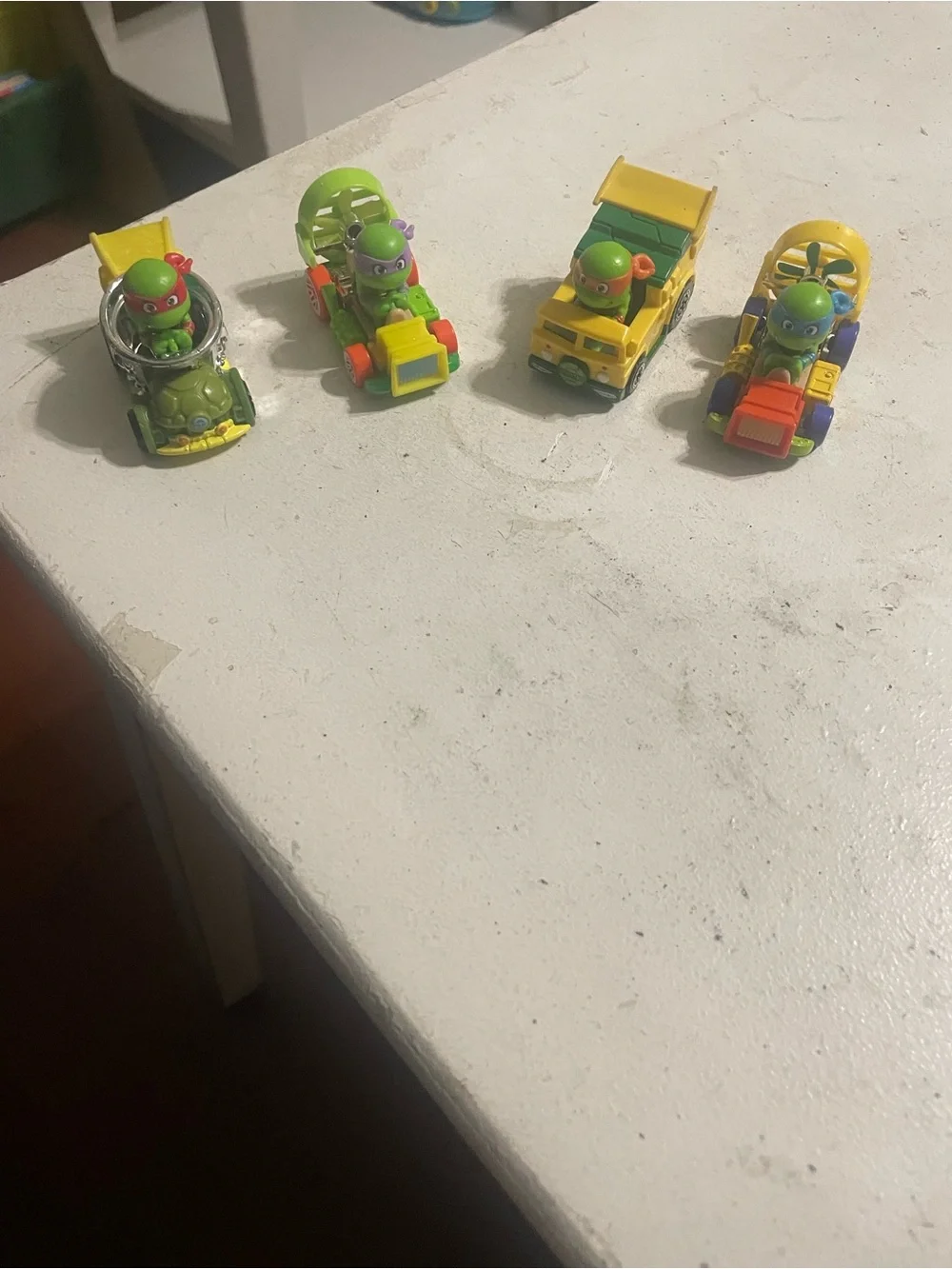 Mattel Teenage Mutant Ninja Turtles Mini Vehicle Set - Green, Yellow, Orange